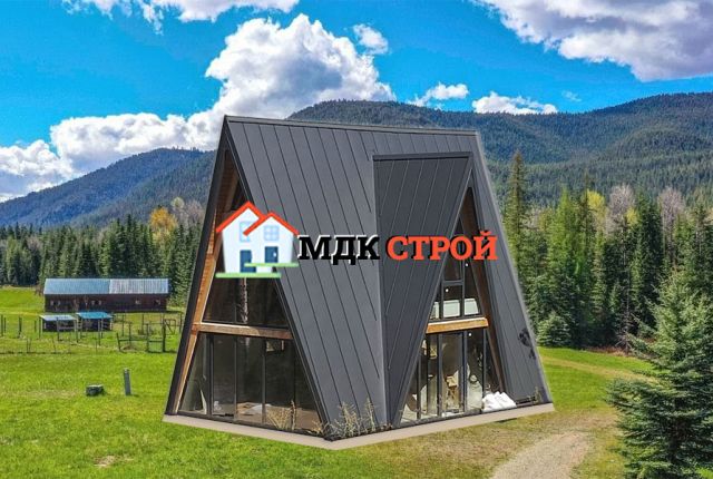 Дървена къща в алпийски стил в с. Рударци, обл. Перник